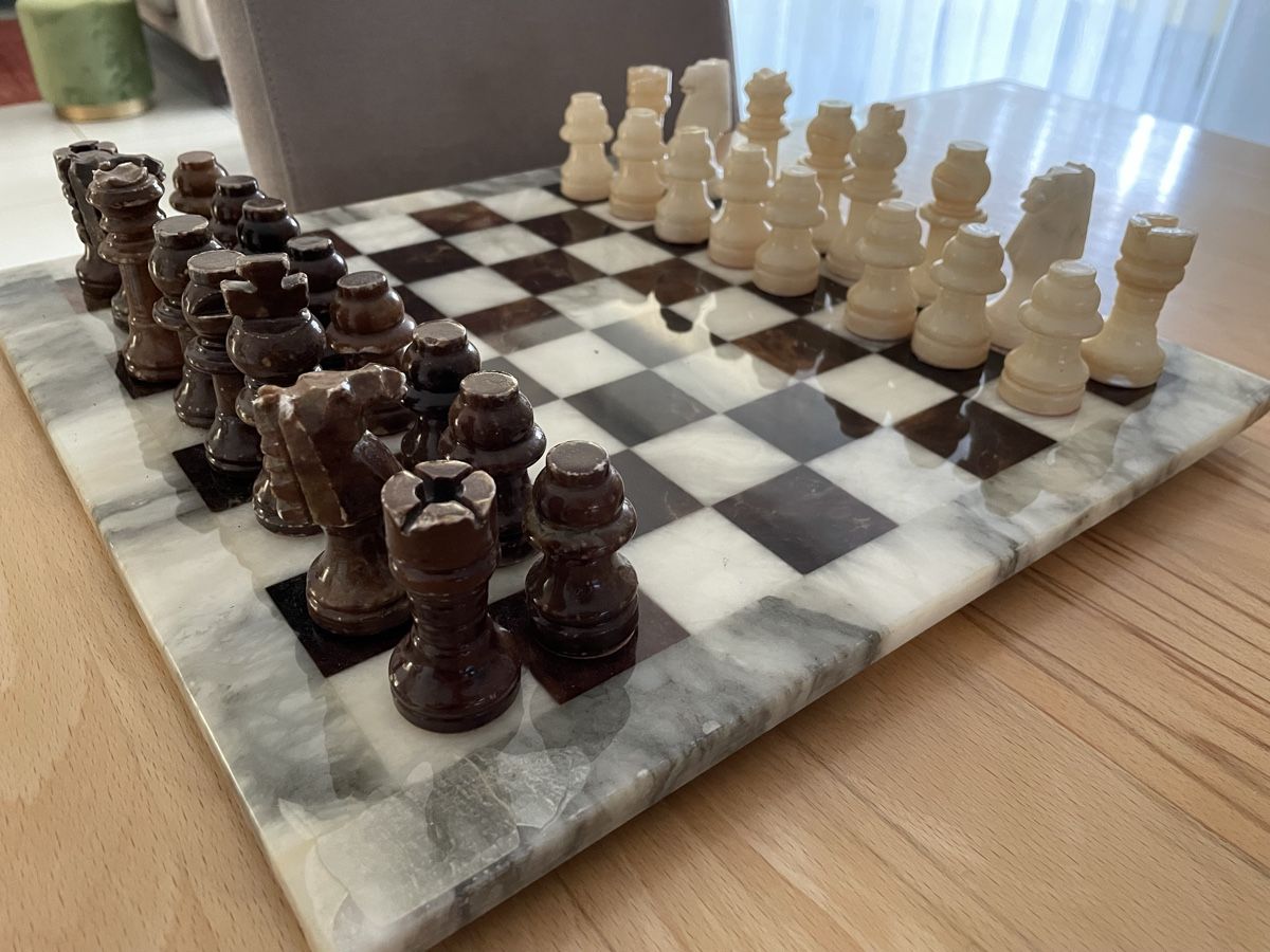 Spiele: Schachbrett aus Marmor – Gebraucht aus Unterkulm von isi_dfq5 2