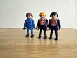 PLAYMOBIL Polizei & Feuerwehr – 3 Figuren Einsatzkräfte