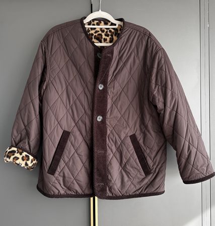 Wendejacke Promod braun Leopardenmuster Grösse L