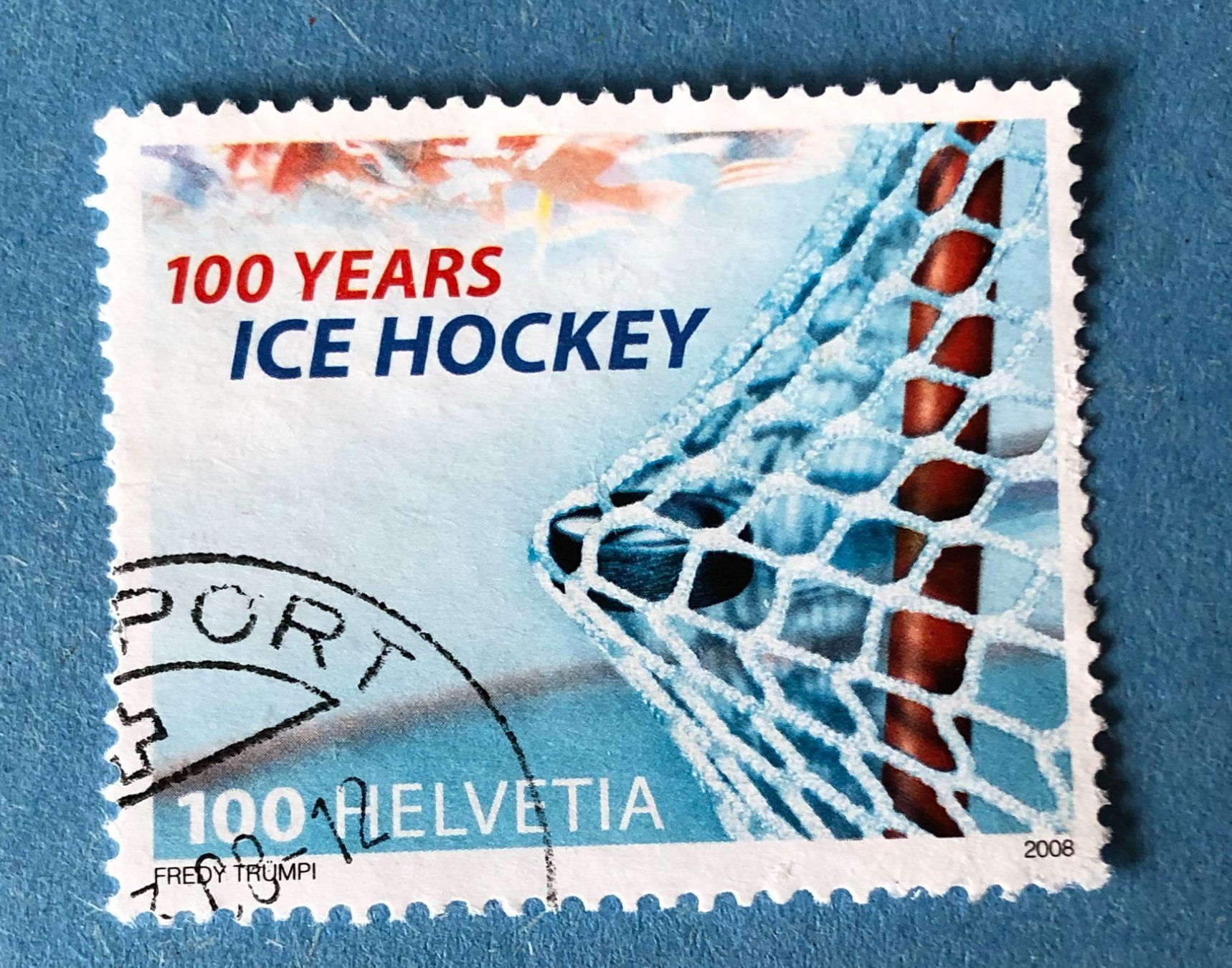 Tutti i francobolli: Nr. 1266  Eishockey GESTEMPELT 2008   – Usato da Aarau venduto da Billa007