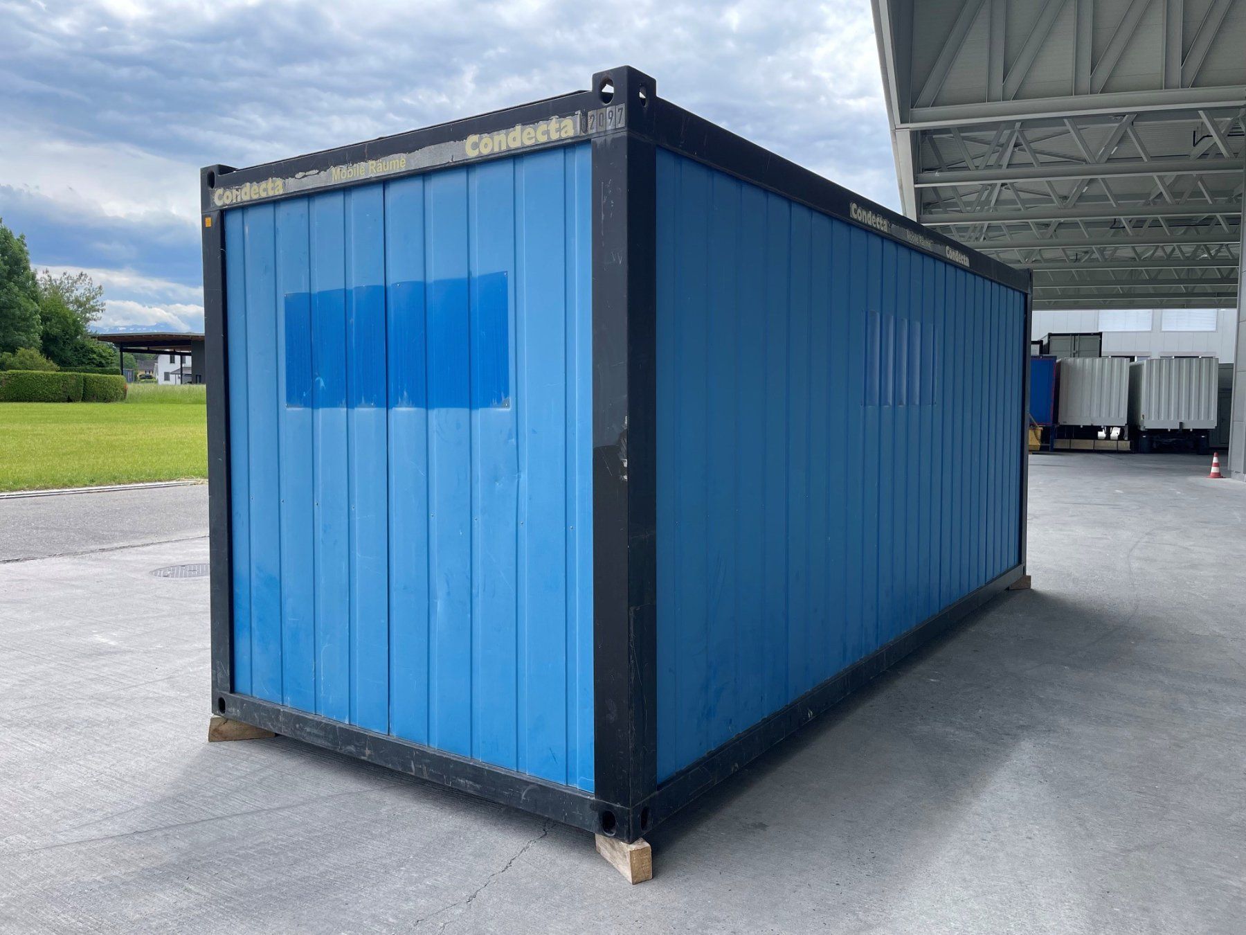 Contenitori edile: Bürocontainer, Baucontainer, Container, Lager, Stall, Raum! – Difettoso da Kradolf venduto da BKSAG 4