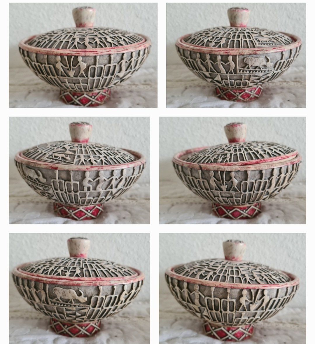 Tutte le decorazioni: Specksteinschale ägyptischer Stil Räucherschale – Usato da Winterthur venduto da bibummi 1