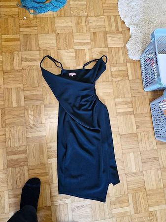 Elegantes schwarzes Cocktailkleid  Mixxie  Grösse M