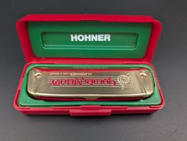 Hohner Golden Melody No. 543 Mundharmonika Vintage + Etui