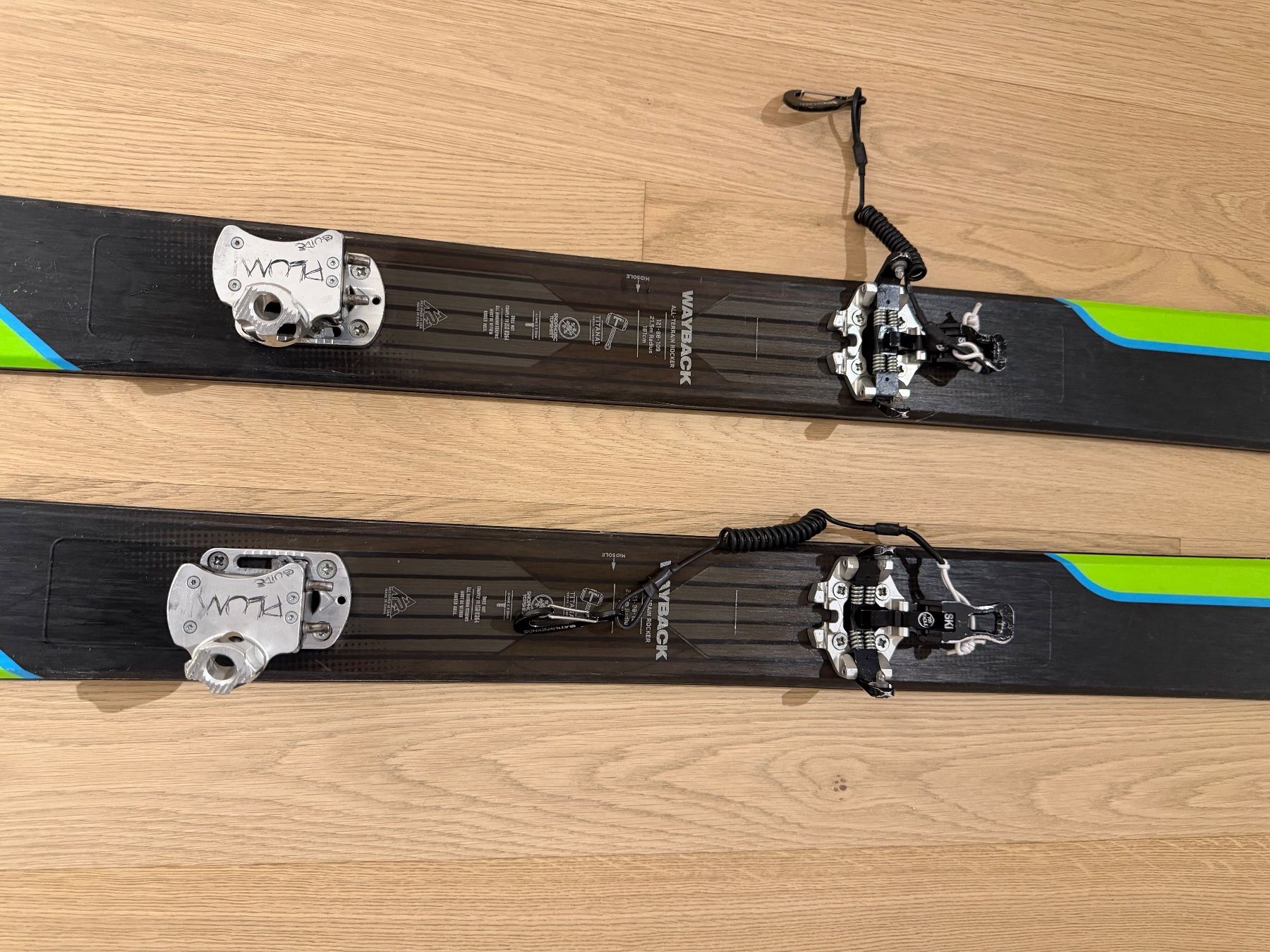 K2 Sci: K2 Wayback 88 2023,181cm avec fixe et peaux – Usato da Commugny venduto da jon_9fwb 2