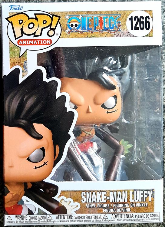 Funko Pop One Piece Snake-Man Luffy (Neu und originalverpackt) in ...