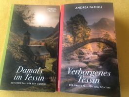 5 Titel von Andrea Fazioli  -  Tessiner Krimis