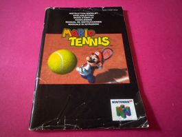 ANLEITUNG FÜR MARIO TENNIS NINTENDO 64