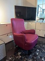 KARE Design Sessel in Pink/Magenta  Retro-Loungesessel