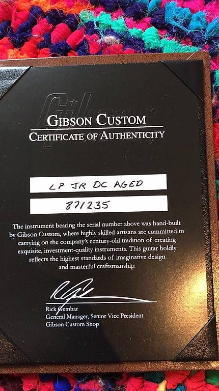 Gibson Strumenti musicali: Gibson Custom 1958 Les Paul JR  aged reissue . – Usato da Bellinzona venduto da CrociG 1