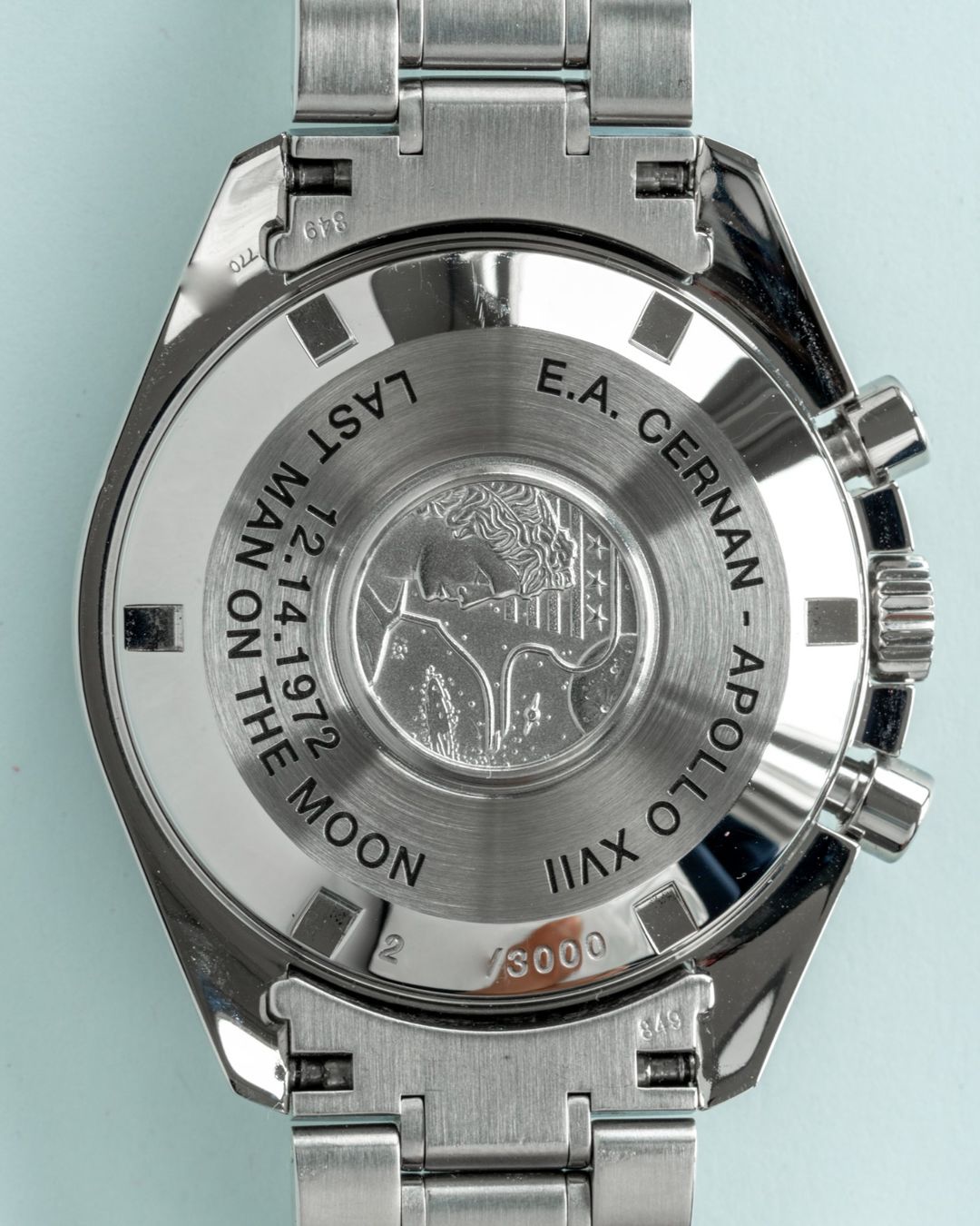Omega Orologi: Omega Speedmaster Apollo XVII Limited Edition Box & Papers – Usato da Genève venduto da Prometheus_Watches 5