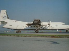 Eureka Aviation Fokker F27-500RF G-JEAF