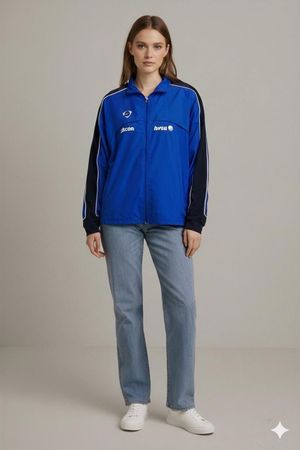 Nike Blaue Sport-Windbreaker Jacke - HVSA 'Fit For Kids' -
