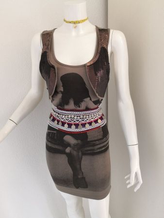 🤩MANGO TOP OLIVGRÜN & PAILLETTEN-GILET NEU & D&G P