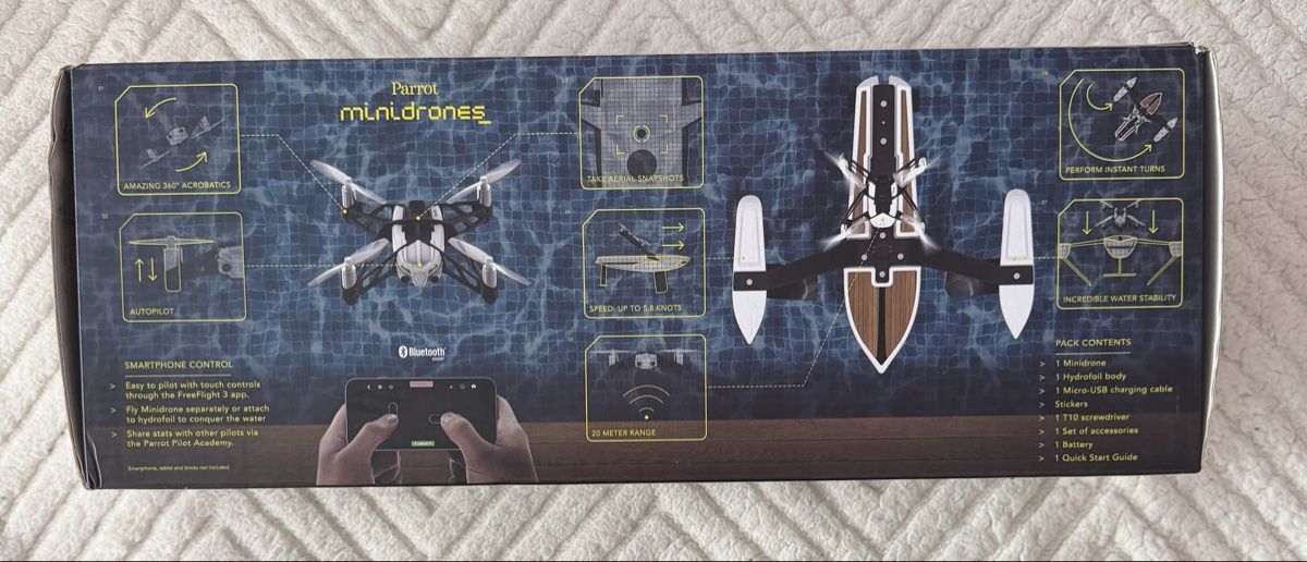 Parrot Modellismo RC: Parrot Minidrone Hydrofoil - neuf – Nuovo e nell'imballaggio originale da Genève venduto da len_5q5n 2