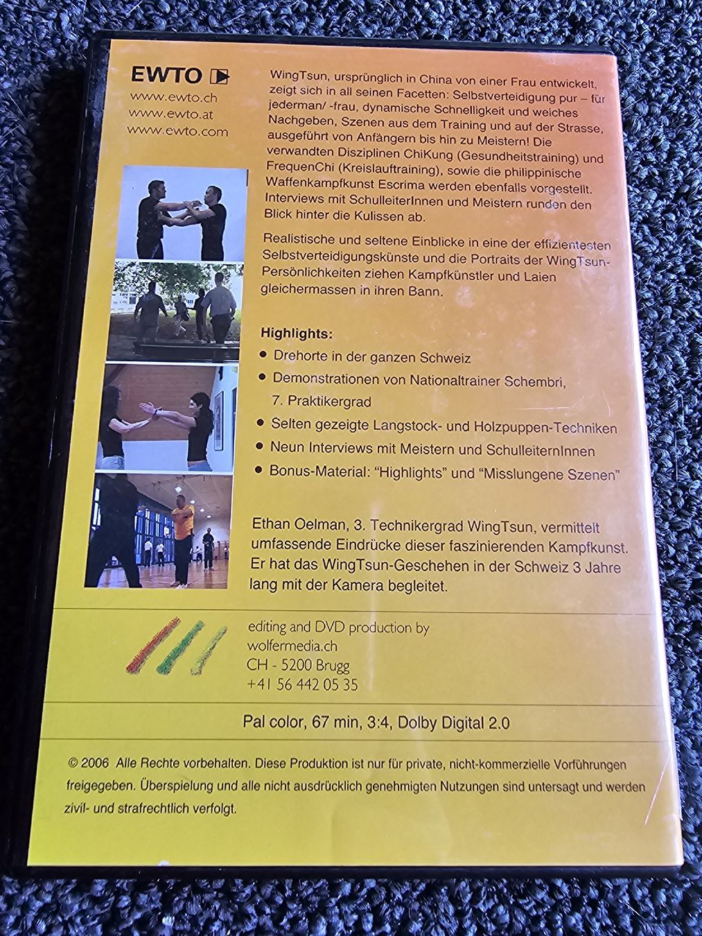 Alle DVDs: Looking Inside Wing Tsun (21469) – Gebraucht aus Ruswil von jan_bxl5 1
