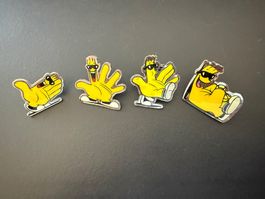 Pin Lot rare Deutsche Post Fünf ist Trümpf Topzustand