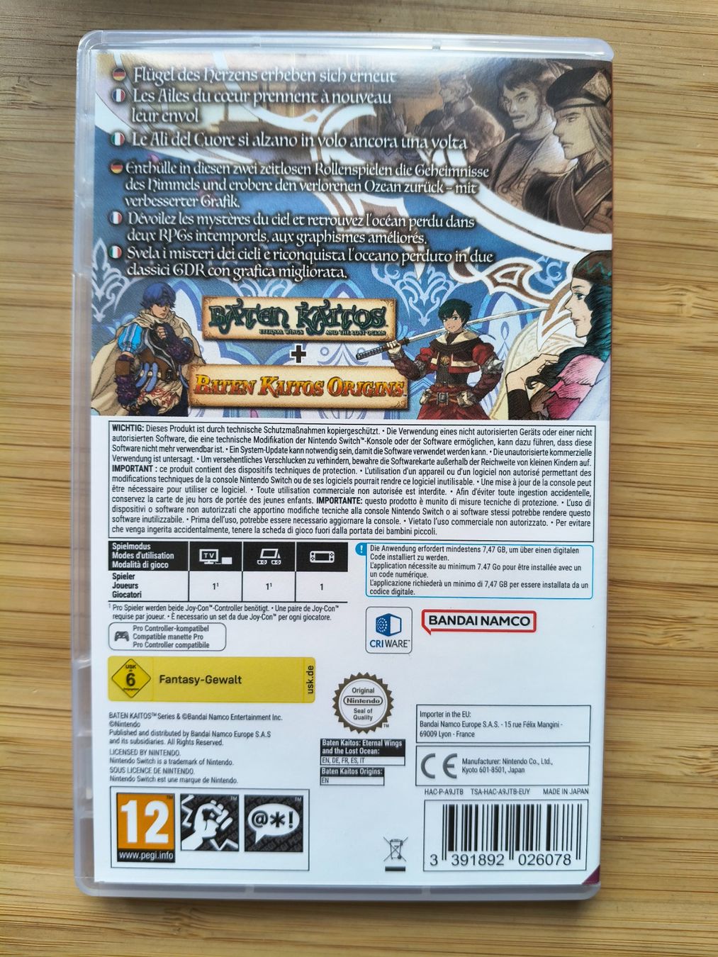 Spiele: Baten Kaitos I & II HD Remaster (Switch) – Gebraucht aus Riedholz von ste_96cd 1