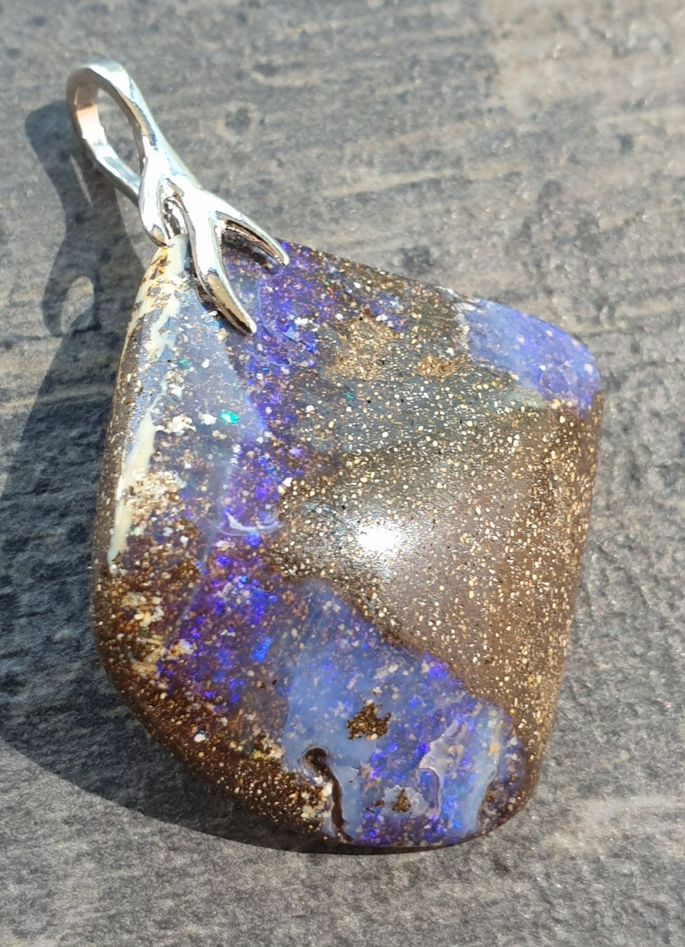 Ciondoli: Anhänger Boulder Opal. – Nuovo (secondo la descrizione) da Niederbüren venduto da Raphael014 5