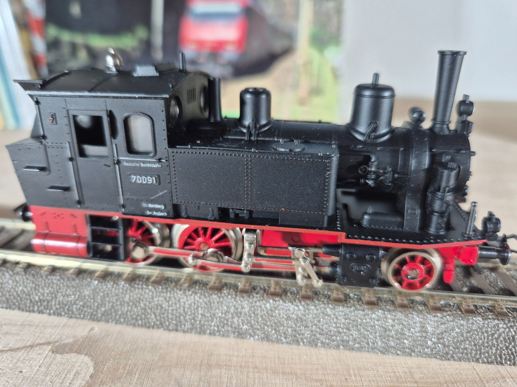 Fleischmann Modelleisenbahnen: FLEISCHMANN 1316 - DB Tanderlok 70091 - H0-DC – Gebraucht aus St-Léonard von thipif 1