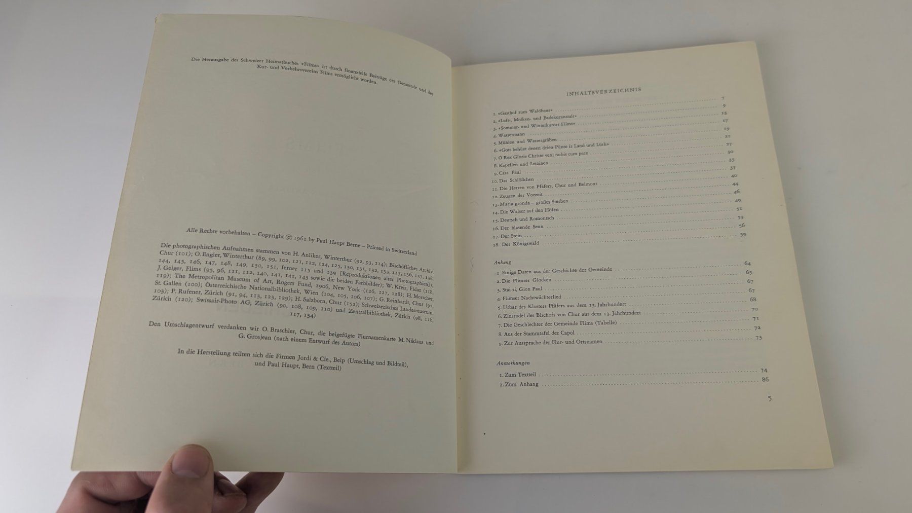 Libri: Schweizer Heimatbücher: Flims 1961 – Usato da Zürich venduto da axolottchen 5