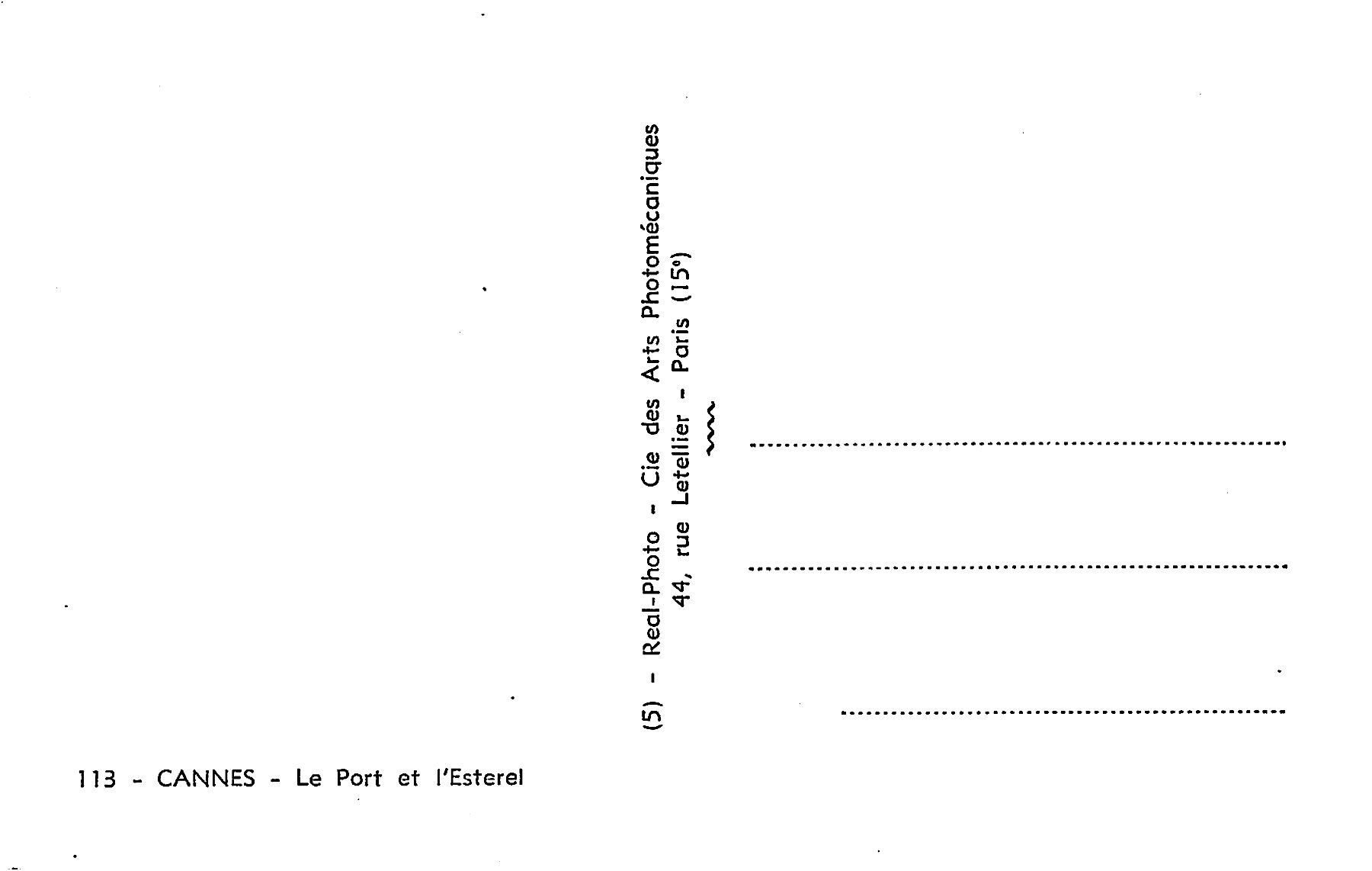 Cartoline postali: 3x Cannes, La Cote d'Azur – Usato da Ottikon b.Kemptth. venduto da Neptun1974 1