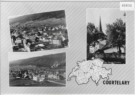 Flugaufnahme Courtelary vue aerienne