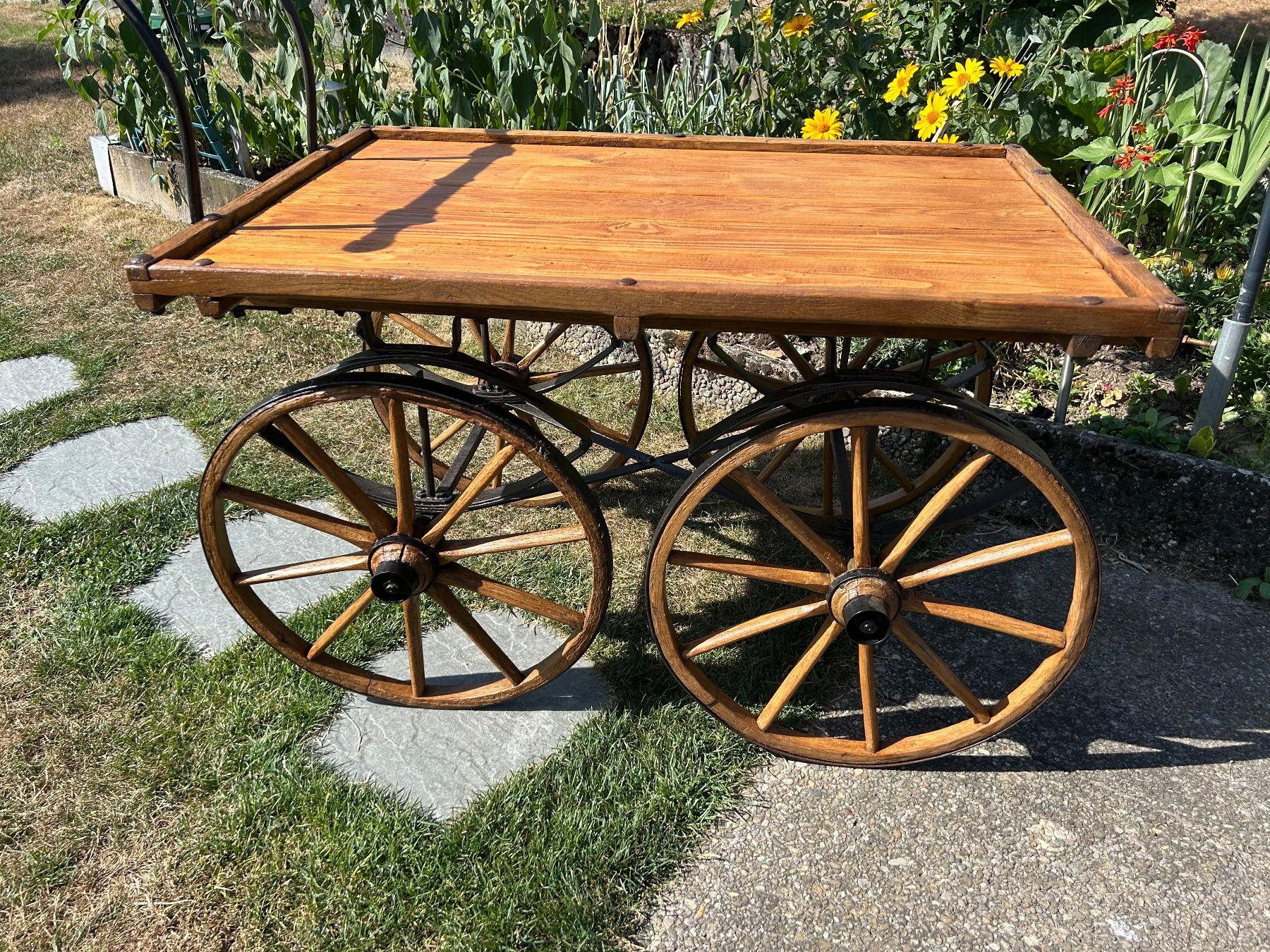 Articles en bois: Wagen Leiterwagen Leiterwägeli – D'occasion à Rorbas par Lul4 3