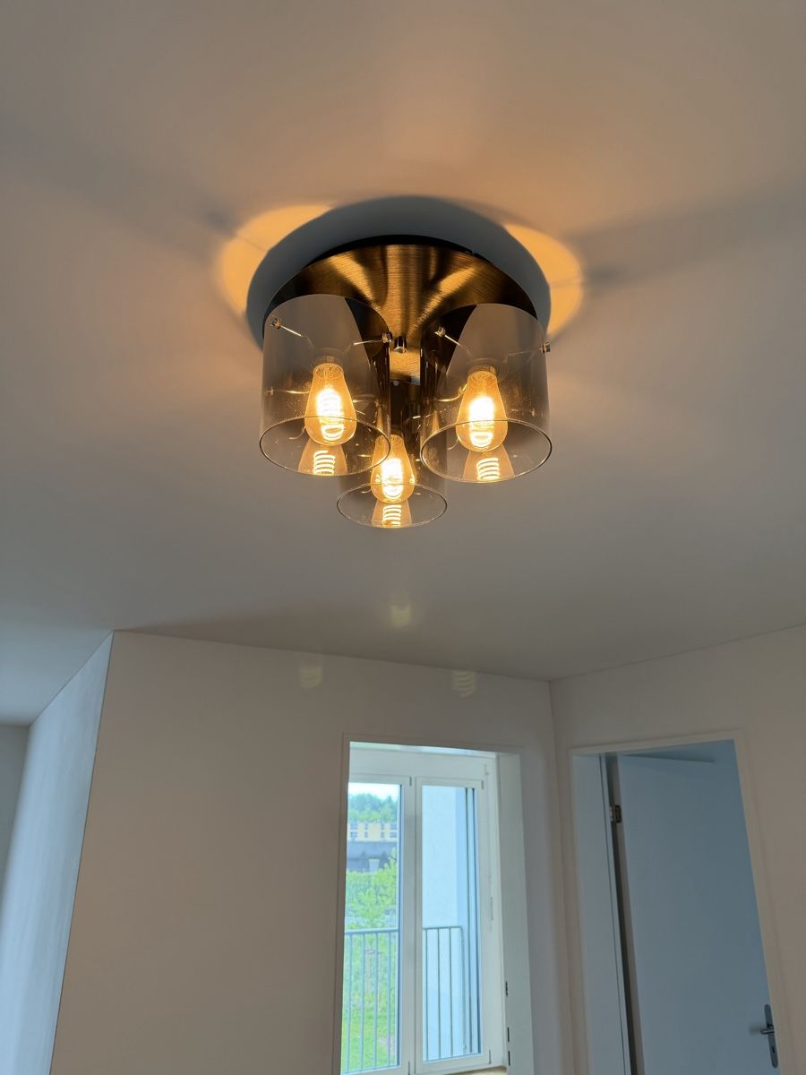 Lampadari & plafoniere: Dieter Knoll - Deckenleuchte - 3 Flammig – Usato da Maur venduto da Lauki28
