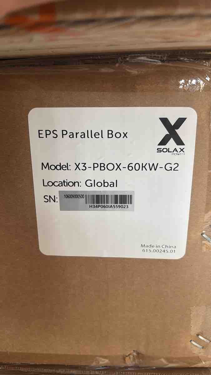 Tous les outils: Solax EPS Parallel Box X3-PBOX-60KW-G2 neu – Neuf avec emballage d'origine à Seon par Future_Power_AG