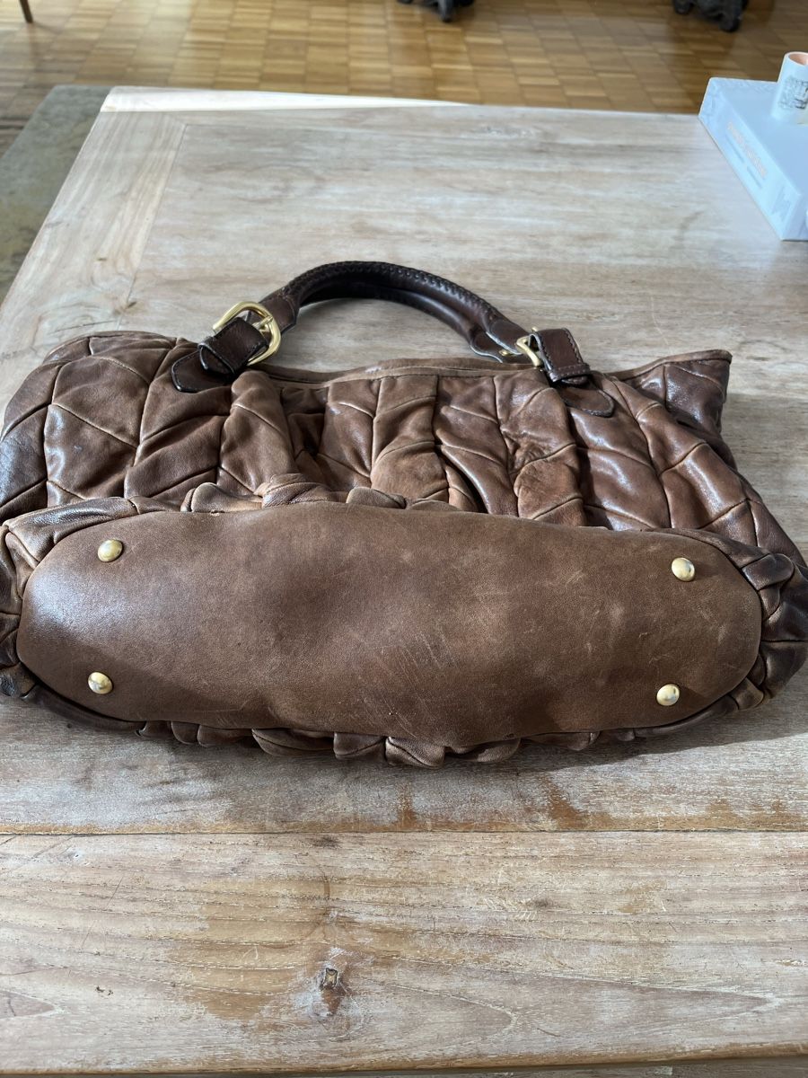 Miu Miu Borse da donna: Miu Miu Handtasche, Leder, braun – Usato da Zürich venduto da Starstone 3