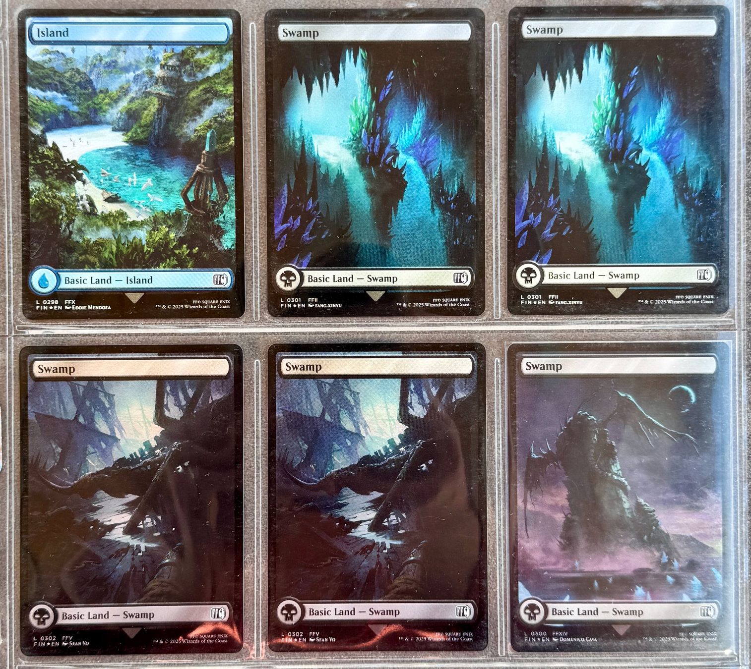 Magic The Gathering Carte collezionabili: 42 Fullart Foil Basics FINAL FANTASY NM – Usato da Rechthalten venduto da hosme_be 4