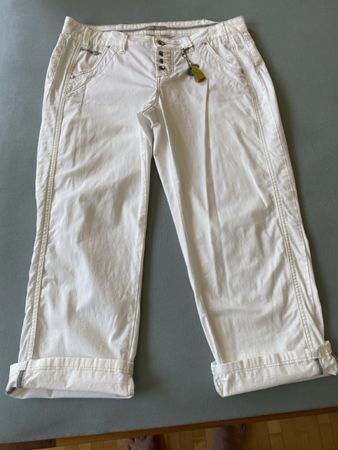 Nile Jeans Gr. M ecru neuwertig