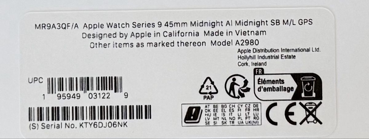 Apple Smartwatch: Apple Watch Series 9 GPS 45 mm Midnight – Usato da Winterthur venduto da m.messere 9