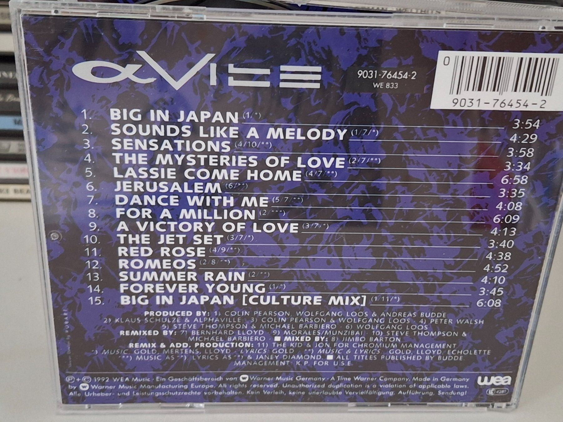 CD: CD Alphaville  - First Harvest 1984-92 – Usato da Aarberg venduto da Jackup1 1