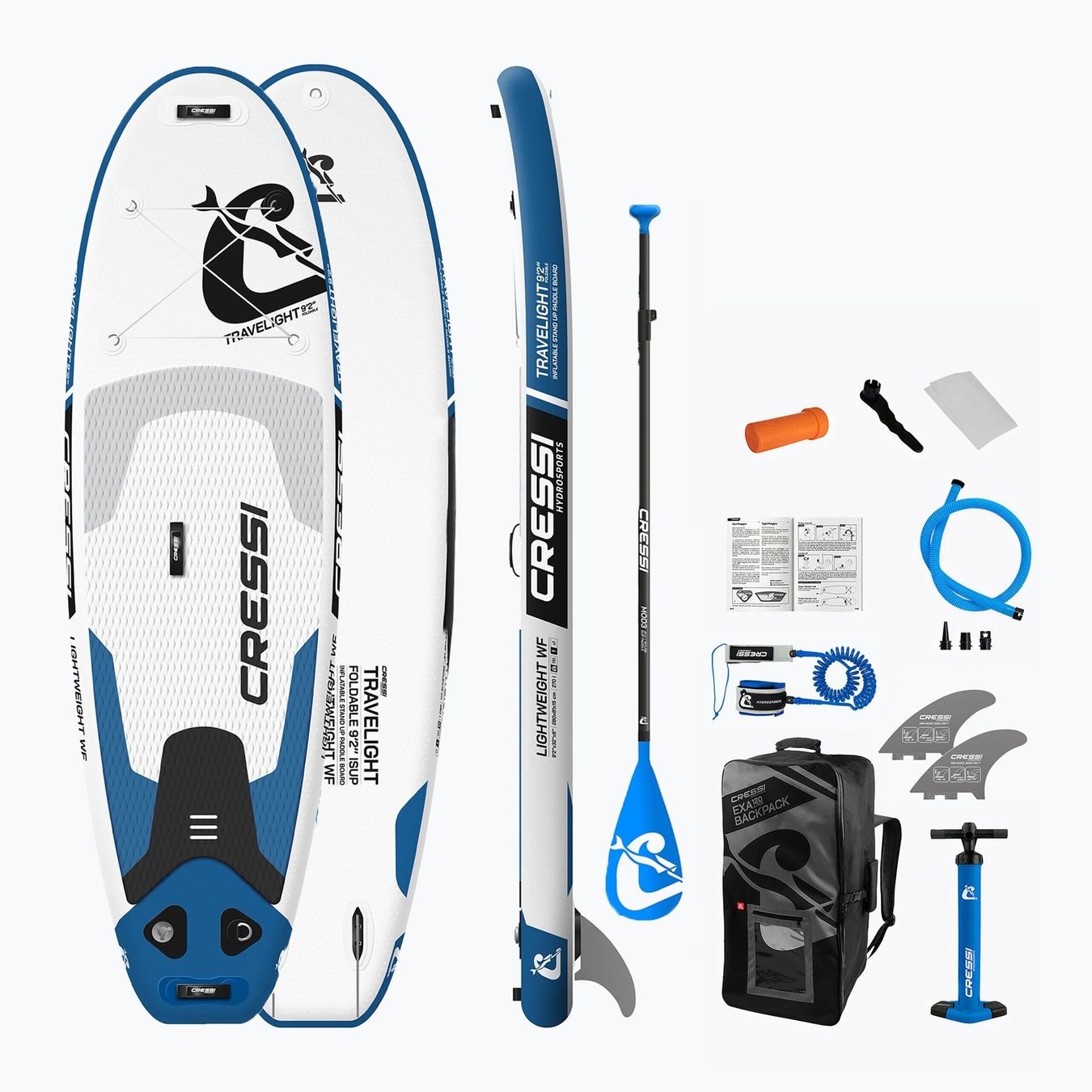 Tavole da surf e di nuoto: Cressi Travelight SUP Set 9'2'' mit Mängeln – Usato da Rotkreuz venduto da sop_5ypl