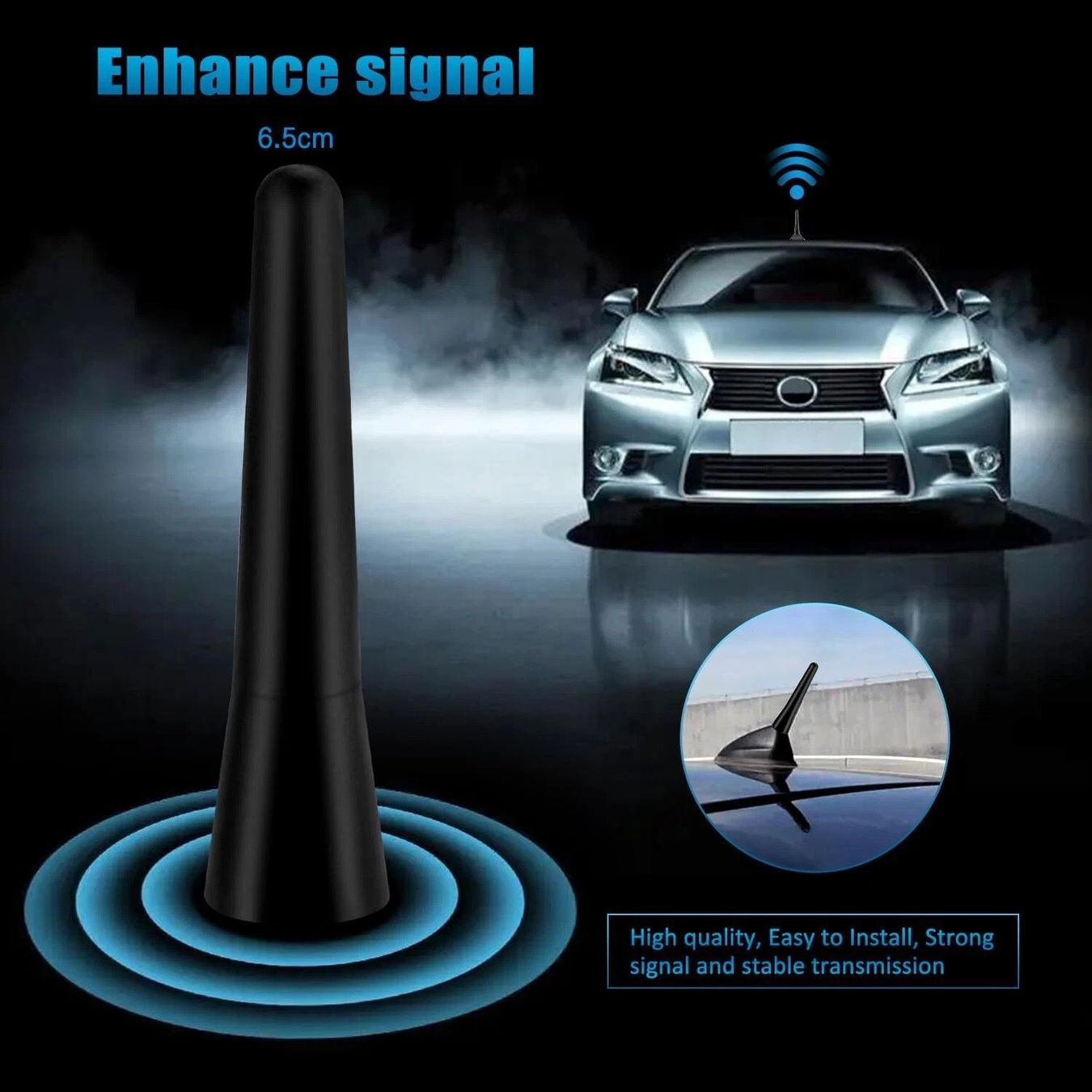 Alle Autoersatzteile: Radio  Auto Antenne Kurz Stab Dach KFZ Universal Adapter – Neu (gemäss Beschreibung) aus Kirchdorf AG von csnmclub 9