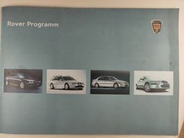 Prospekte 4 Stück ROVER Programm und ROVER 75