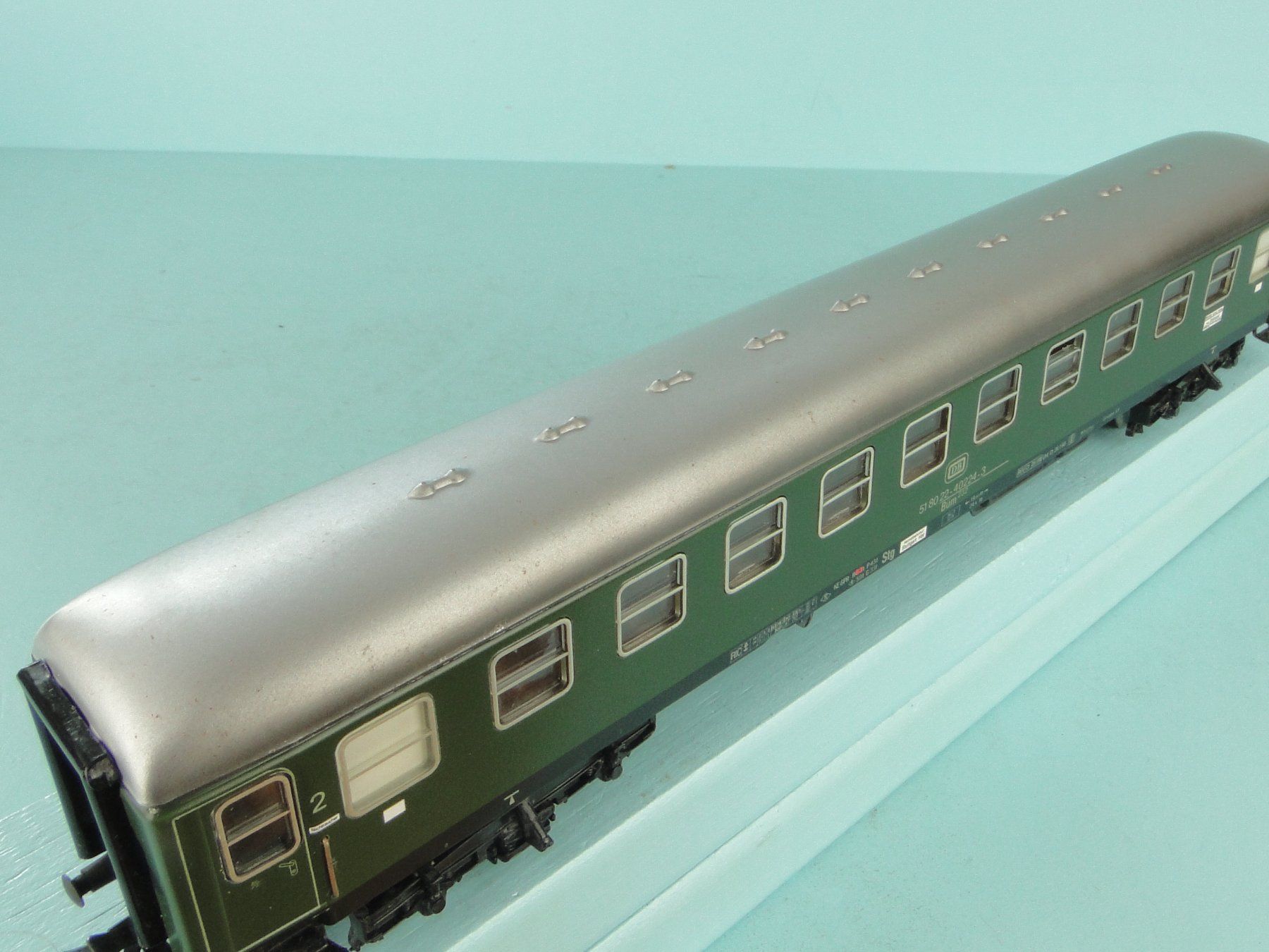 Märklin Modellini di ferrovie: Märklin 4052 DB 2 Kl.Wagen, Blech – Usato da Bülach venduto da cann11 1