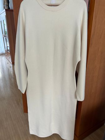 H&M Strickkleid, Sweaterdress – hellgelb, Grösse M