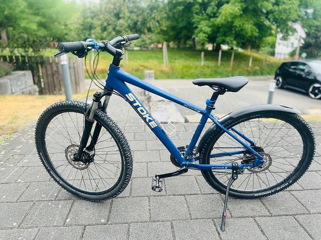 Stoke Velos: Jugendbike - Stoke MTX 7.5 Blau – Gebraucht aus Biberist von Cescolino