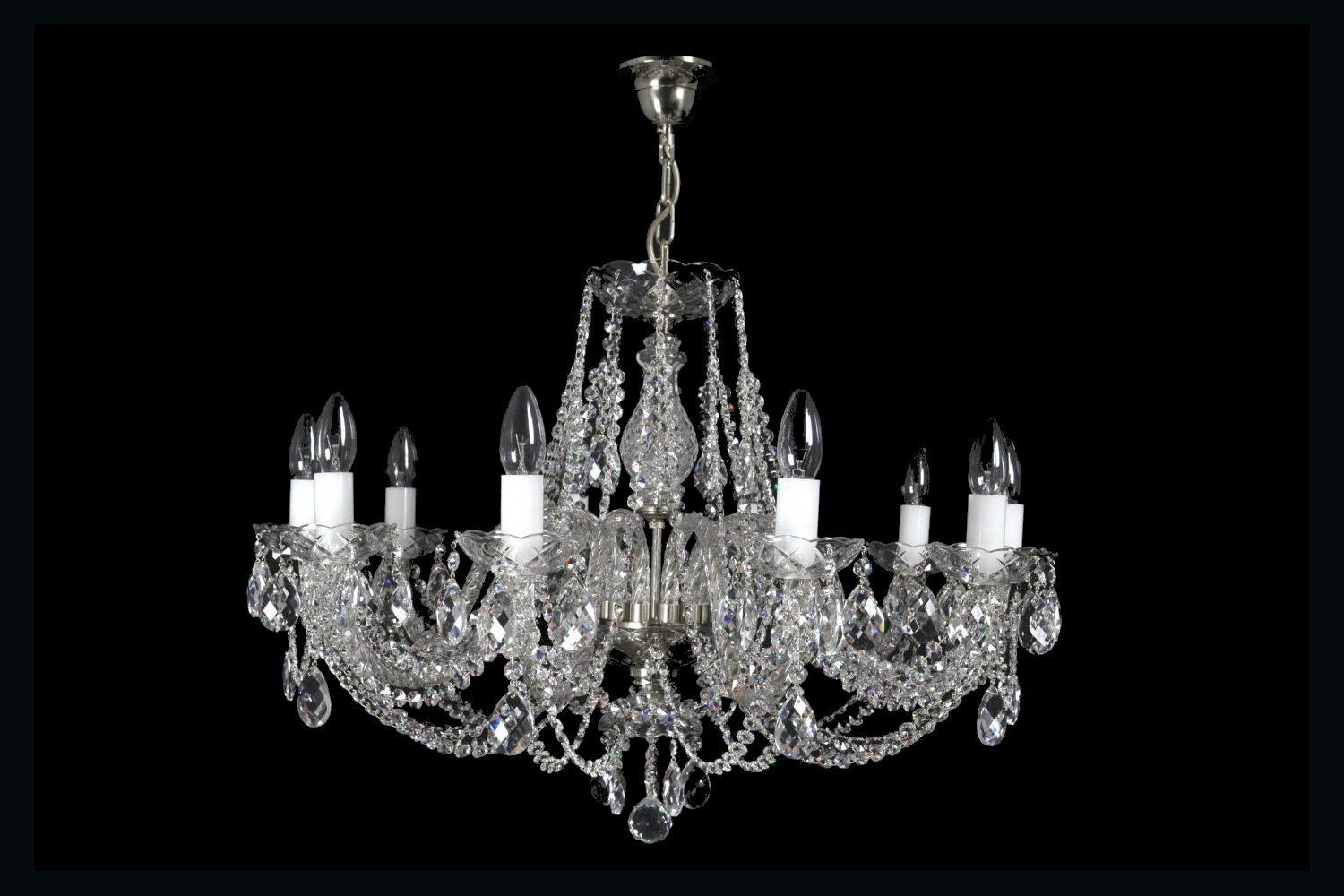 Lampadari & plafoniere: Kronleuchter Brillante 10 Silber – Nuovo e nell'imballaggio originale da Glattfelden venduto da Bohemiancrystal