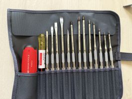 Schraubendreher Set Swiss Tools 15-teilig mit Etui 