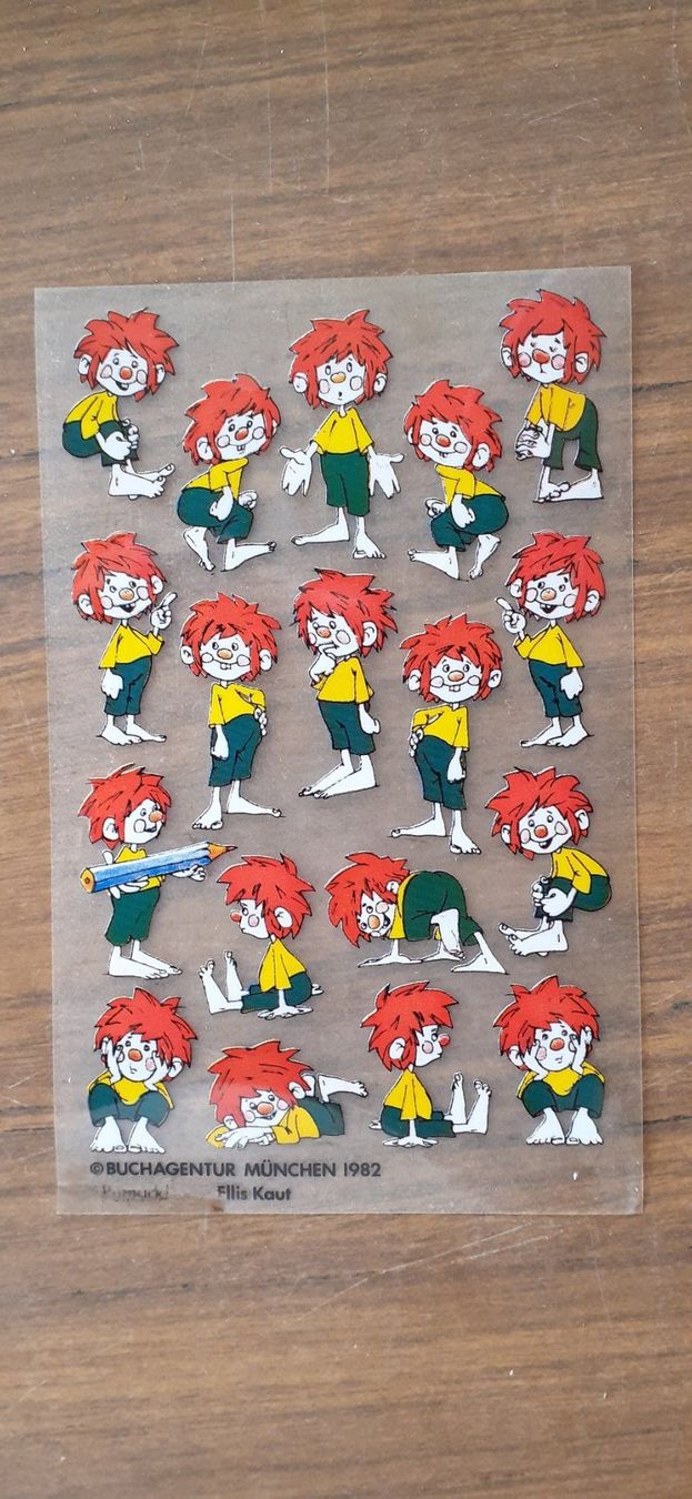 Aufkleber: 3x Pumuckl Aufkleber 1982 – Gebraucht aus Mörschwil von lindaswunderkiste 4