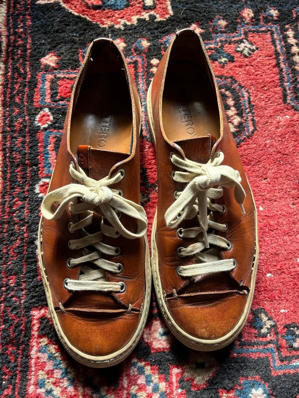 Chaussures hommes: Buttero brauner Leder Sneaker – D'occasion à Zürich par Adelmax