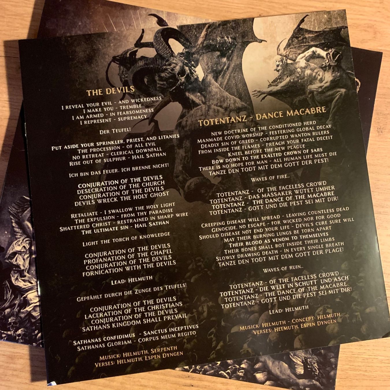 Dischi in vinile: BELPHEGOR - THE DEVILS...OG GER 2022...EX/NM – Usato da Gals venduto da Diskopat 3