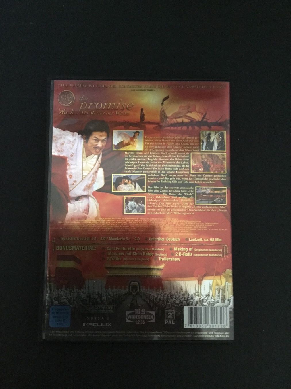 Tutti i DVDs: Wu Ji the Promise dvd – Nuovo (secondo la descrizione) da Blauen venduto da berlingo65 1