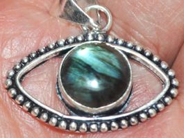 Anhänger L-5721 – Labradorit Auge 17x30mm