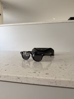 Vintage Black Sunglasses with Case - Retro Cool 😎