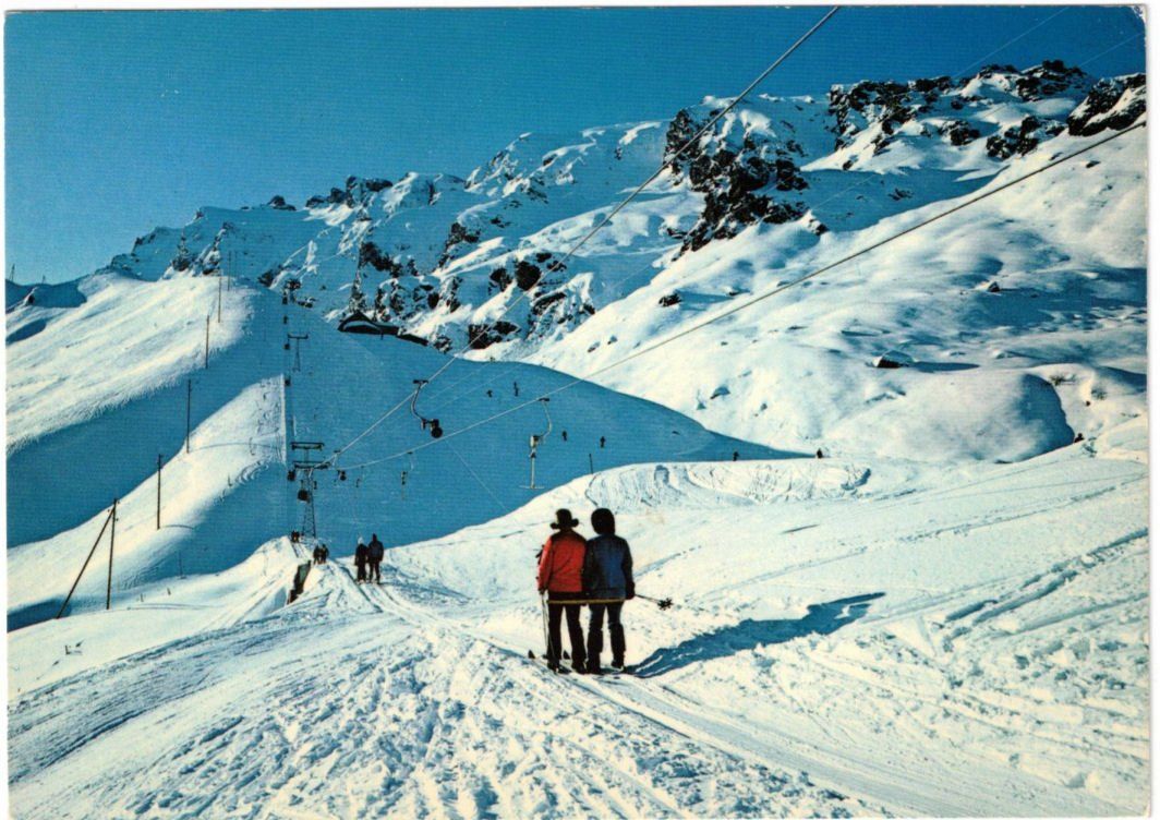 Cartoline postali: Wangs - Skilift – Usato da Binningen venduto da Mountainrider